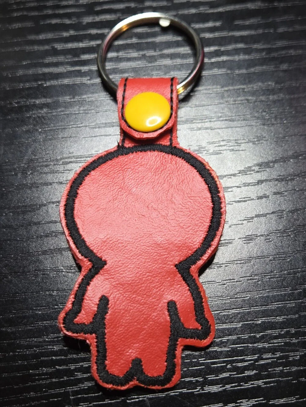 Red & Yellow Iron Man Superhero Stitch Keychain